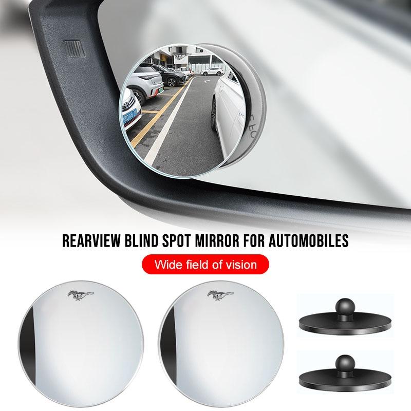 2 Peças Espelho Retrovisor de Ponto Cego Ajustável 360 Graus para Ford Focus 2 3 mk3 Fiesta Ranger Mondeo Mustang Transit Fusion Kuga