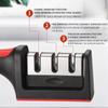 3 In 1 Knife Sharpener Household Multi-Functional Hand-Held For Professional Chefs And Home Cooks for Kitchen Countertops