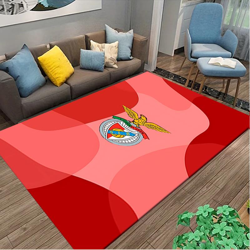 1pc Office Carpet, SL Benfica Chair Rug, Living Room Printed Area Rug, Home Chair Floor Mat