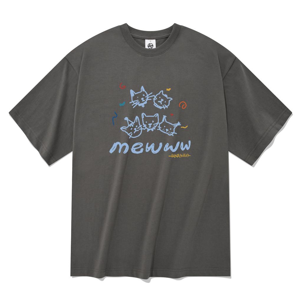 RADINEO Mew Short Sleeve T-Shirt Gray