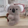 Plush Koala Delightful Keychain Fashionable Keyring Soft And Huggable Design