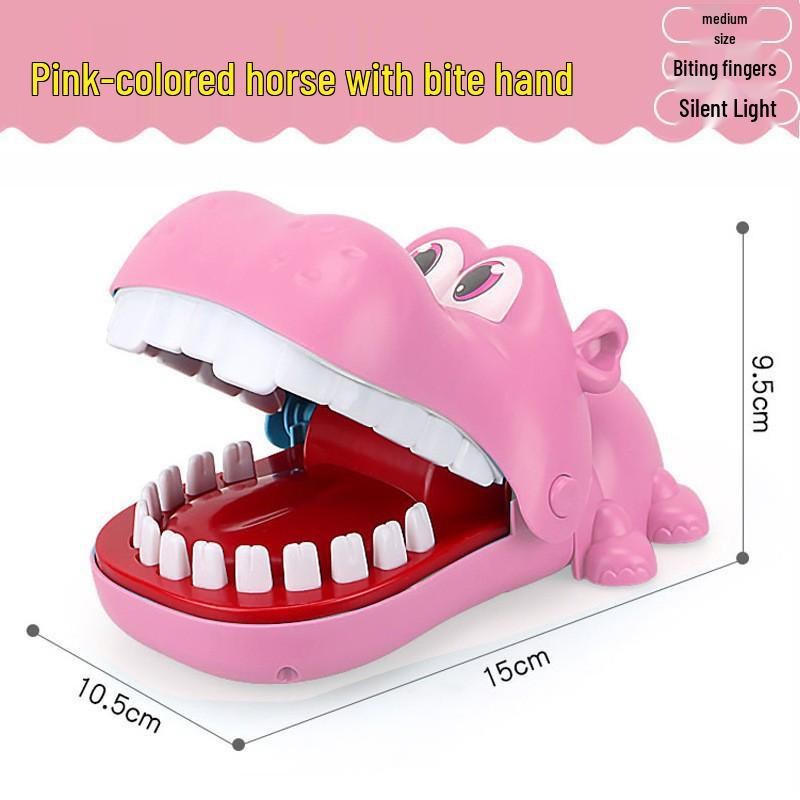 Dinosaurier Krokodil Handbeißspielzeug: Großes lustiges Streichspiel für Kinder