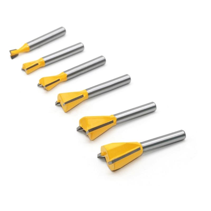 Milling Cutter Wood Carving Dovetail Joint Router Bit 14 Degree Woodworking Engraving Bit Milling Furniture Accessories