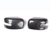 For Jeep Renegade 2016- Car Sticker Rearview Side Mirror Cover Wing Cap Exterior Door Rear View Case Trim Carbon Fiber Look