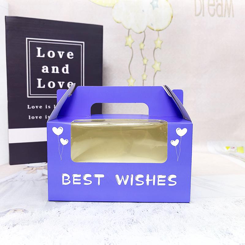 Cupcake & Muffin Box with Transparent Window for Desserts