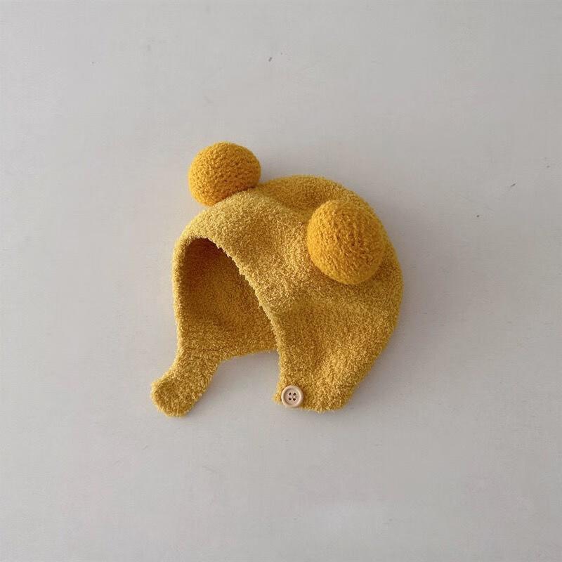 Căciulă tricotată cu clape pentru urechi de iarnă pentru bebeluși drăguți Ma Hu Tun