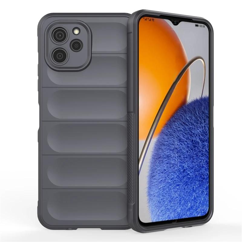 Hülle für Huawei Nova Y61 Y90 Y70 Plus 4g Rückseite Hülle Stoßfest Panzer Handyhüllen Flüssigsilikon Sturzsicher Funda Coque