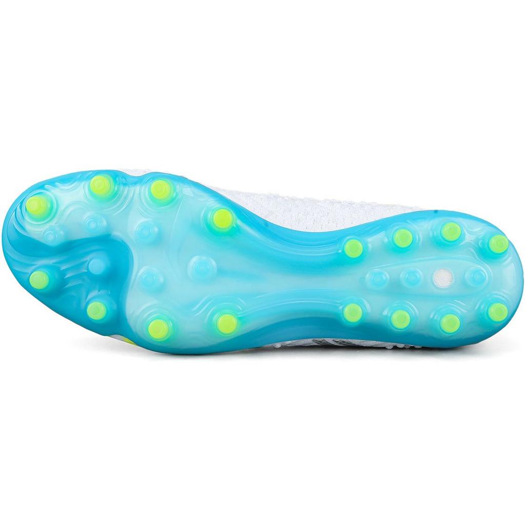 Li-Ning Comfortable Breathable Synthetic Leather Shock Absorbing Football Shoes Men Football Shoes White YSFU013-1