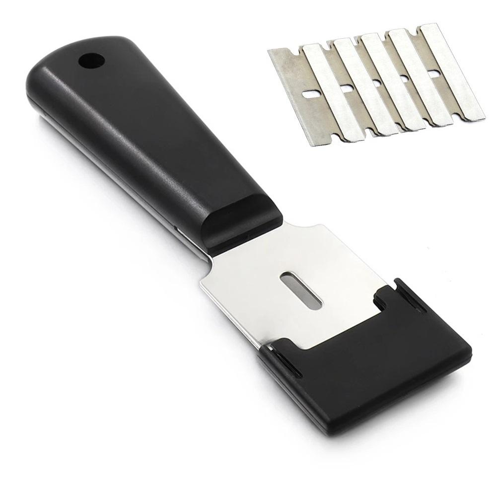 1pc Handle With 4cm Blades Accessories Kit For Leather DIY Handmade Cutting Hand Tools Set Stainless Steel Well-polished Cutters