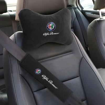 Ochraniacz Pasa Bezpieczeństwa Samochodowego Nakładka na Ramię Poduszka Pod Szyję Zagłówka do 4C 159 Spider Giulia Giulietta 156 Tonale Mito 147