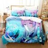 Genshin Impact Sangonomiya Kokomi Bedding Set Printed With Pillowcase Bed Duvet Cover Soft Queen King Size Bedclothes Home