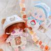 Dress Up Cotton Doll Suit Bear Hat Plush Dolls Clothes Cotton Doll Clothes Set  Doll Accessories