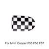 Black Flag Car Glove Box Handle Decorative Storage Box cover Sticker For MINI Clubman COOPER S F55 F56 F57 F54 F60 Car-Styling