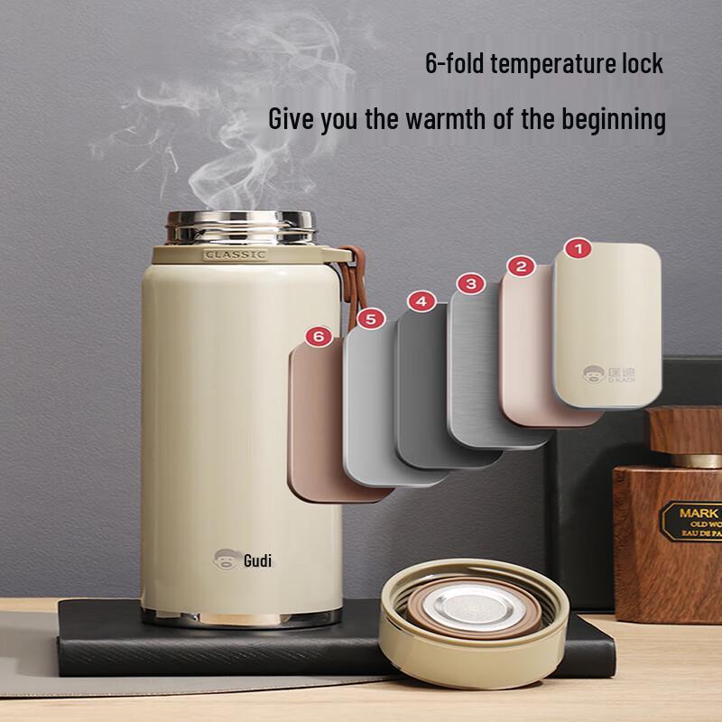 DKADI 304 Stainless Steel Insulated Tea Infuser Bottle