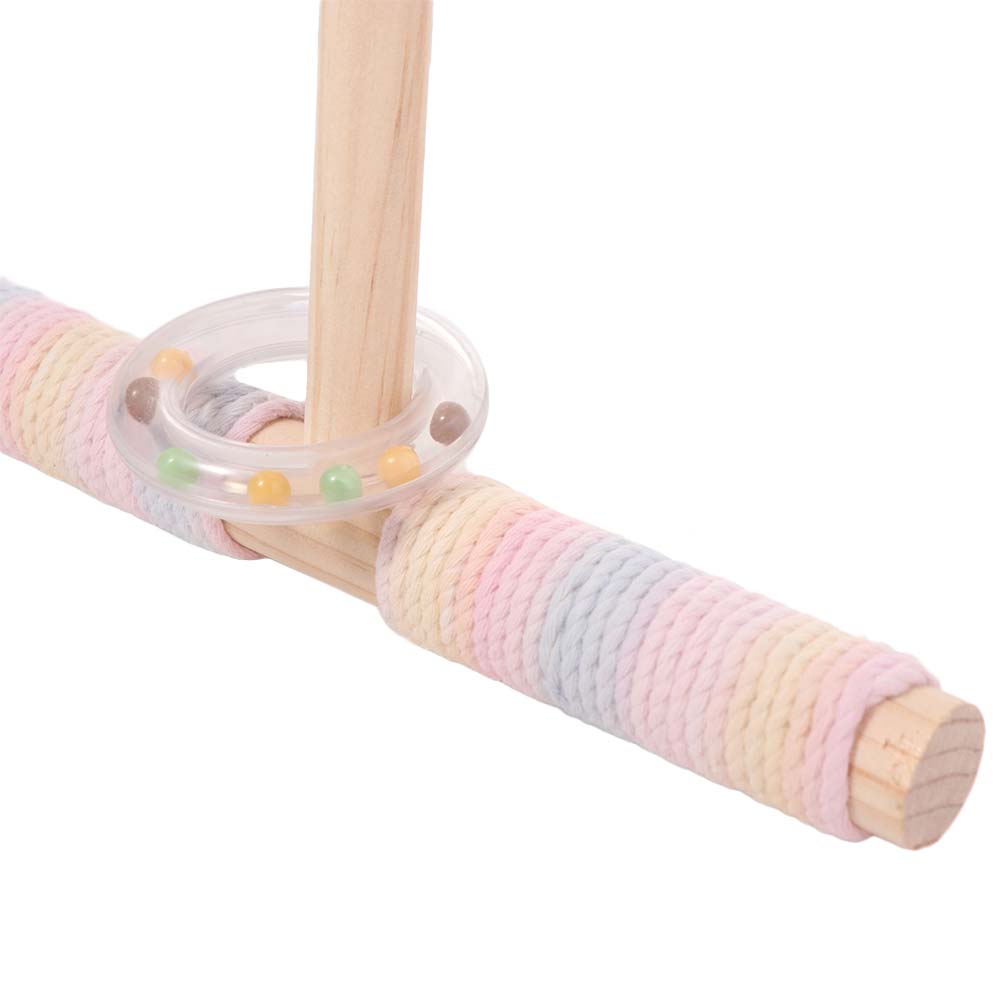 Bite Resistant Wood Parrot Swing Wear-resistant Bird Cage Decoration  for Parrots Parakeets