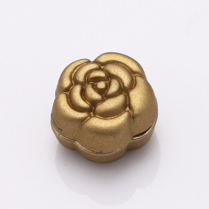 

Модный магнитный зажим для рубашки и брюк, Компактный съемный магнитный зажим - Подходит для рубашек, воротников, манжет, шарфов - Декоративные аксессуары смешанных цветов flower * 02 #fog gold