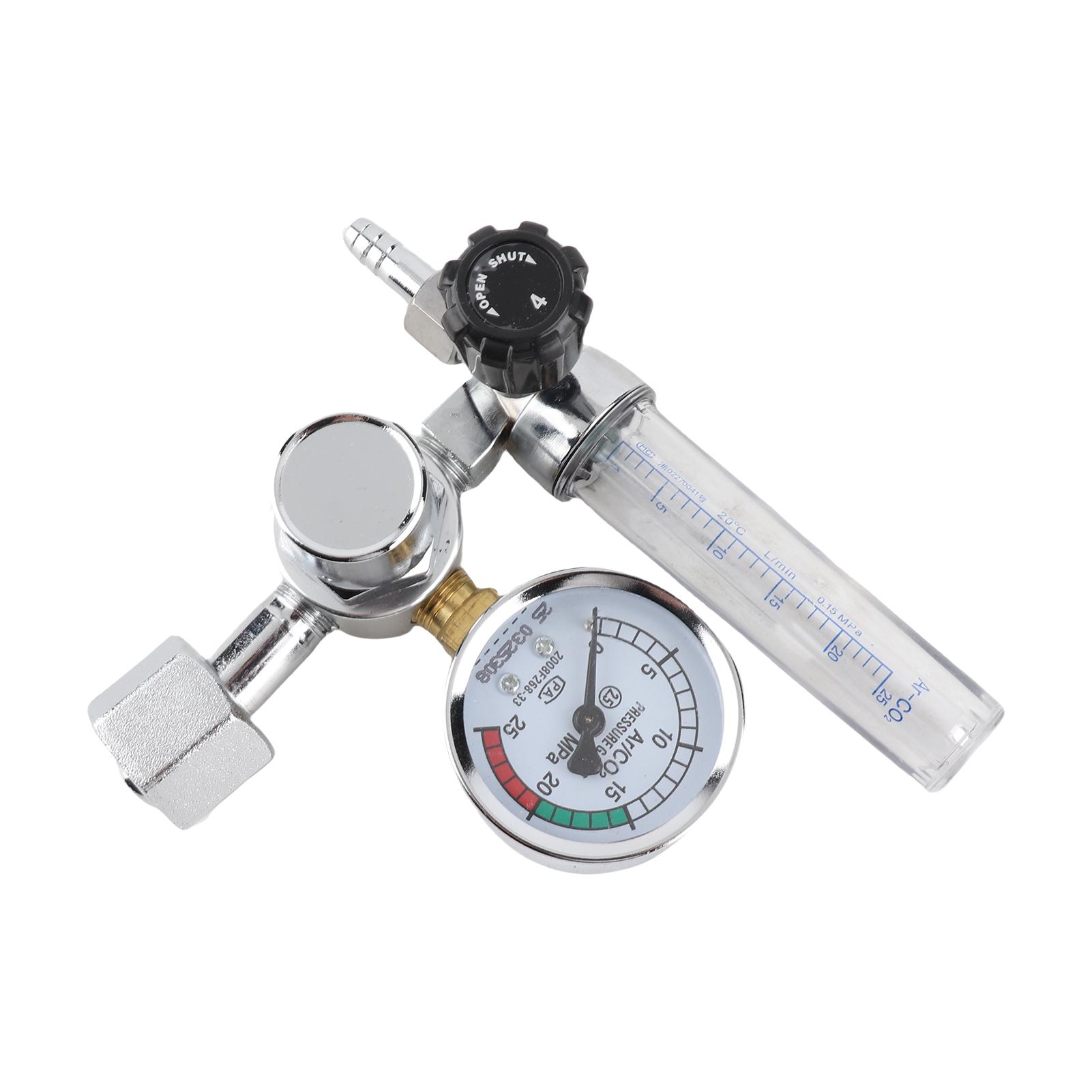 

0 25Mpa Argon Regulator CO2 Mig Tig Flow Meter Gas Regulators Flowmeter Welding Weld Gauge Pressure Reducer разноцветный