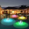 4 Zoll solarbetriebene schwimmende Kugel-Teichleuchte, Outdoor-Pool-Kugellampe, 7 Farbwechsel-LED-Nachtlicht, Wasserdrift-Lampe, schwimmendes Licht