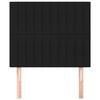 VidaXL Headboard Bedroom Furniture Bed Accessories Single Bed Heads Interior Bed Frame Heads Black 80x5x118/128 3116546