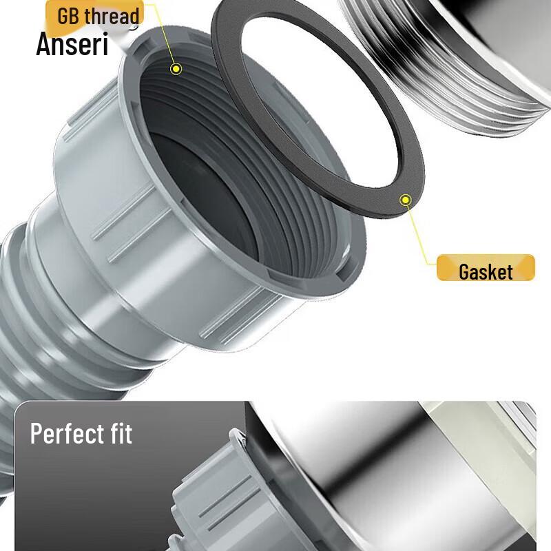 OIMG Single Sink Flexible Drain Pipe