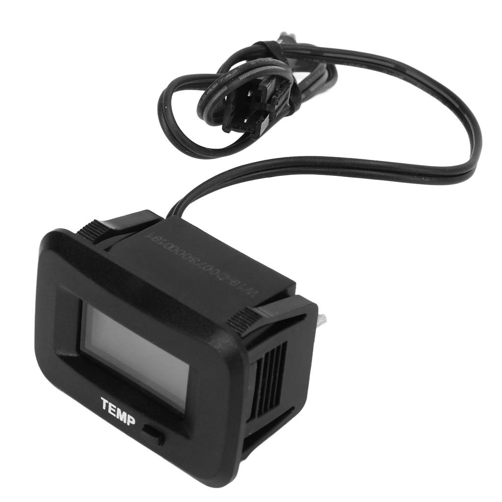 Engine Temperature Gauge 6‑30V Digital Display Waterproof Engine Temp Meter for Motorcycle Lawn Mower Outboard Yacht