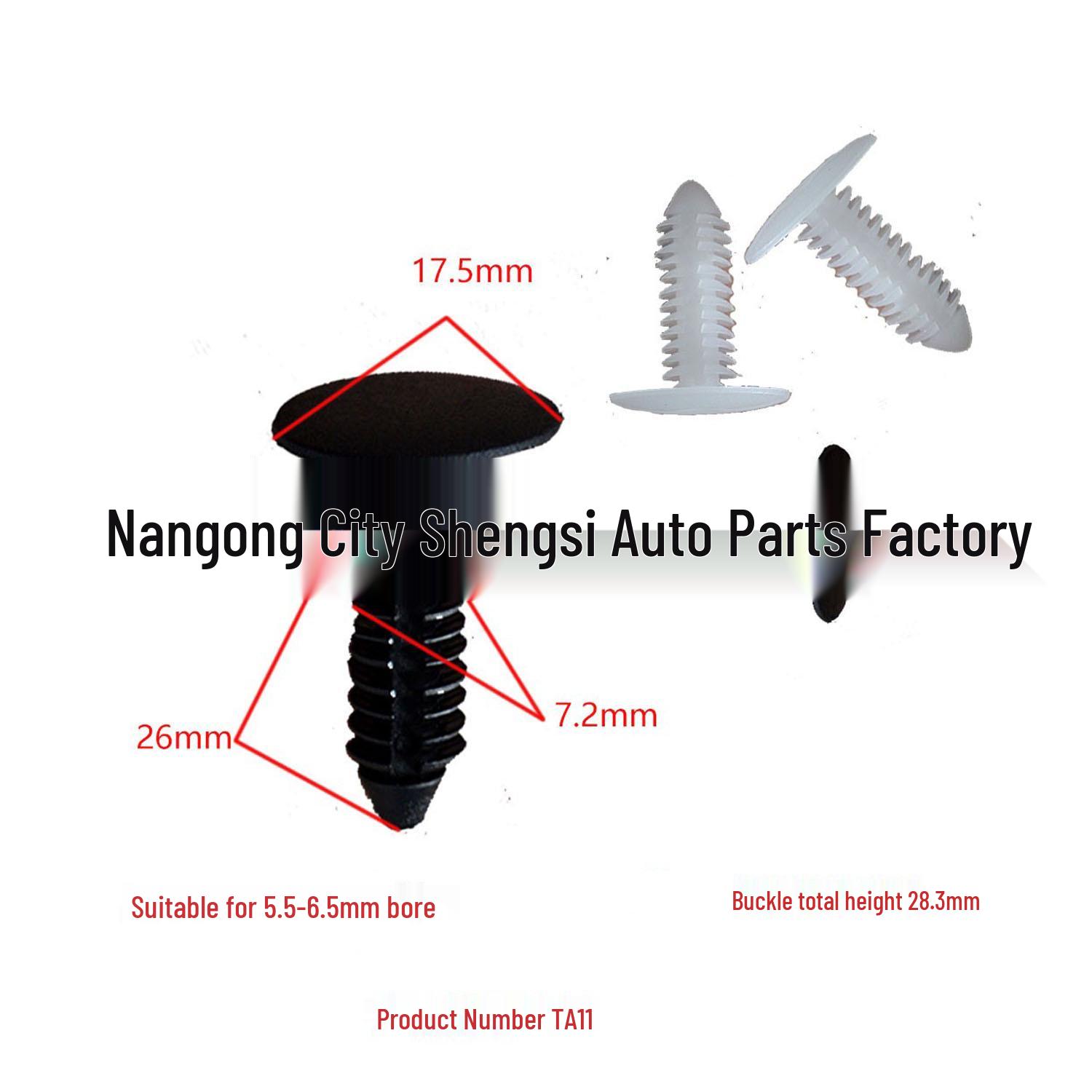 

Universal Car Headliner & Trunk Lining Clips for Heat Insulation Cotton Installation 10000