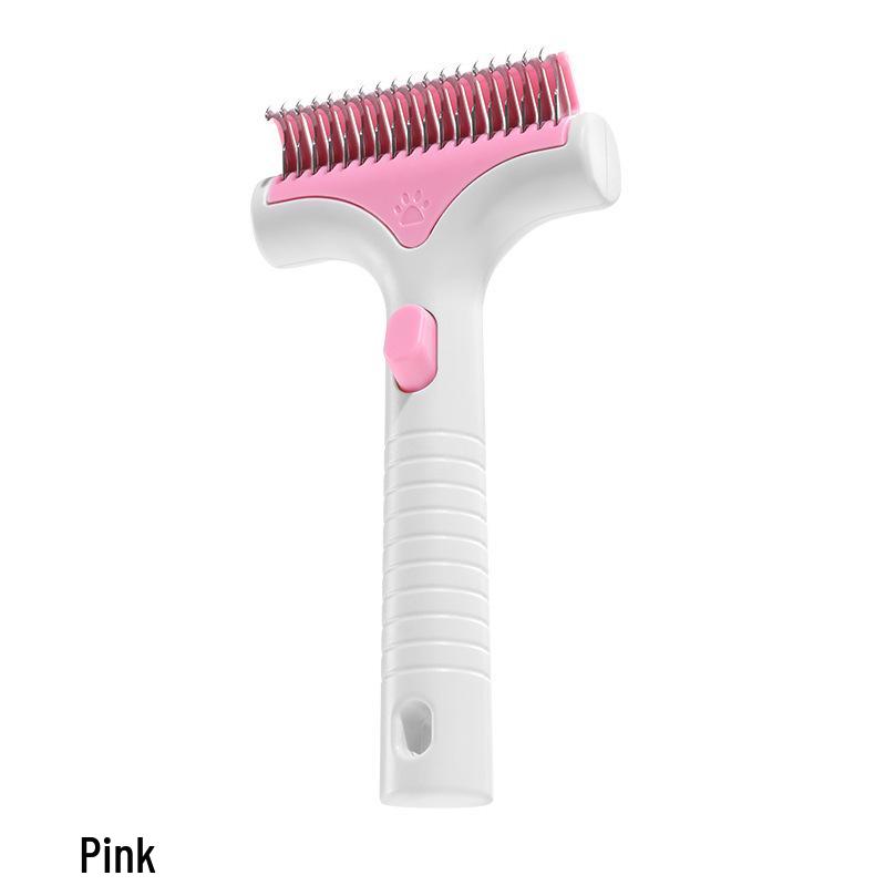 Pet Deshedding & Grooming Comb for Cats and Dogs