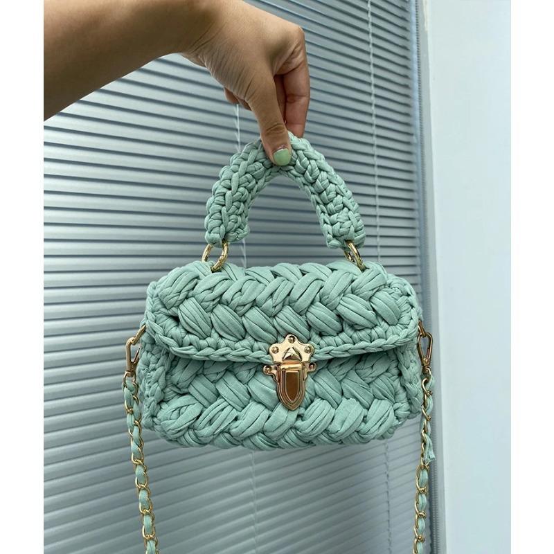 

Новая модная женская сумка-цепочка на веревке, уличная трендовая сумка-мессенджер на одно плечо