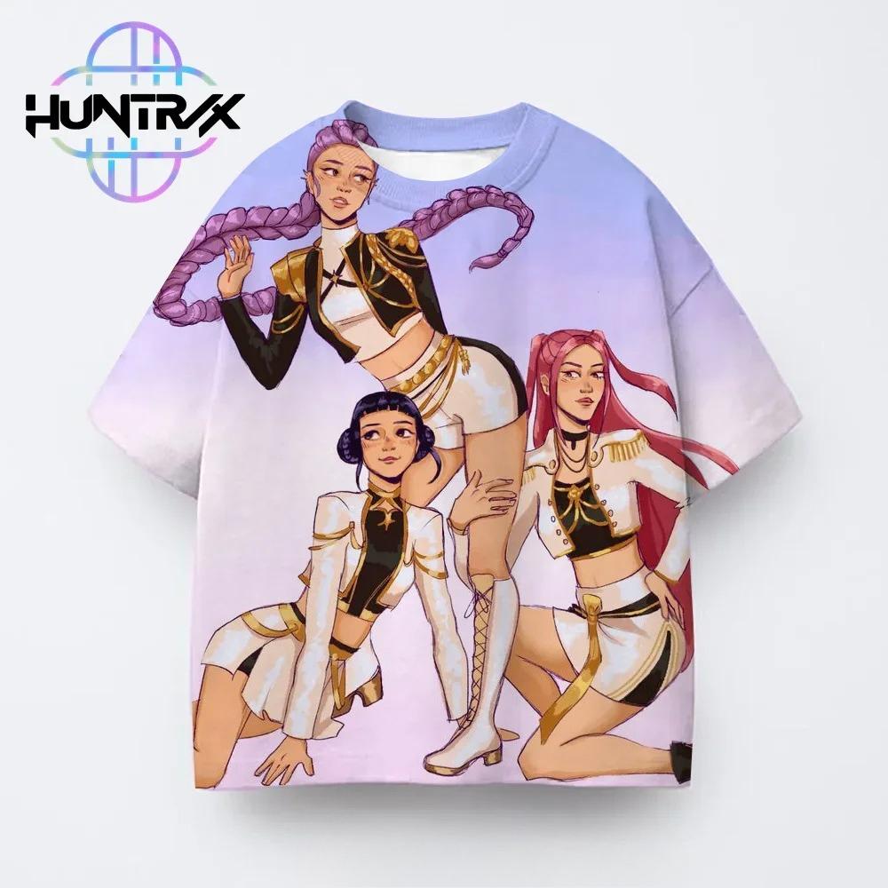 T-Shirts Girls Casual Fashion Children's Cartoon Printed Short Sleeve Girls Comfort T-Shirt Clothing Top