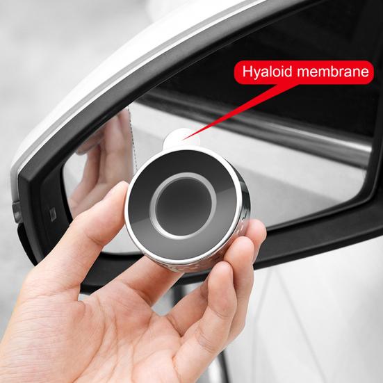 2Pcs Suction Cup Car Convex Blind Spot Mirrors 360-Degree Rotation Fog-proof Removable Convex Wide Angle Rear View Mirrors