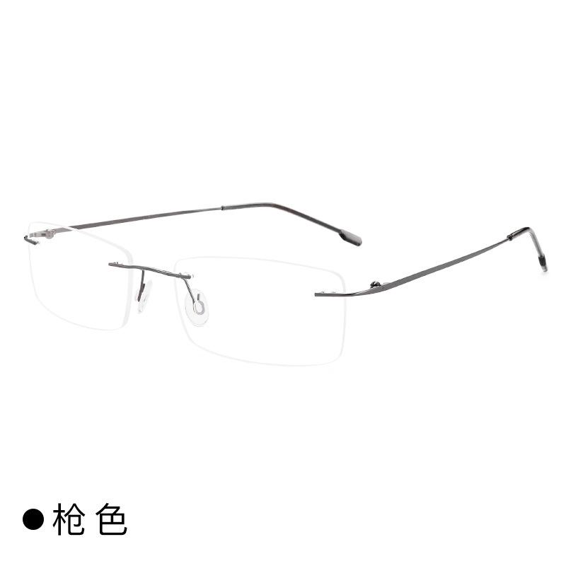 Anti-blue light rimless prescription glasses men women titanium myopia glasses short-sighted eyeglasses reading glasses eyewear