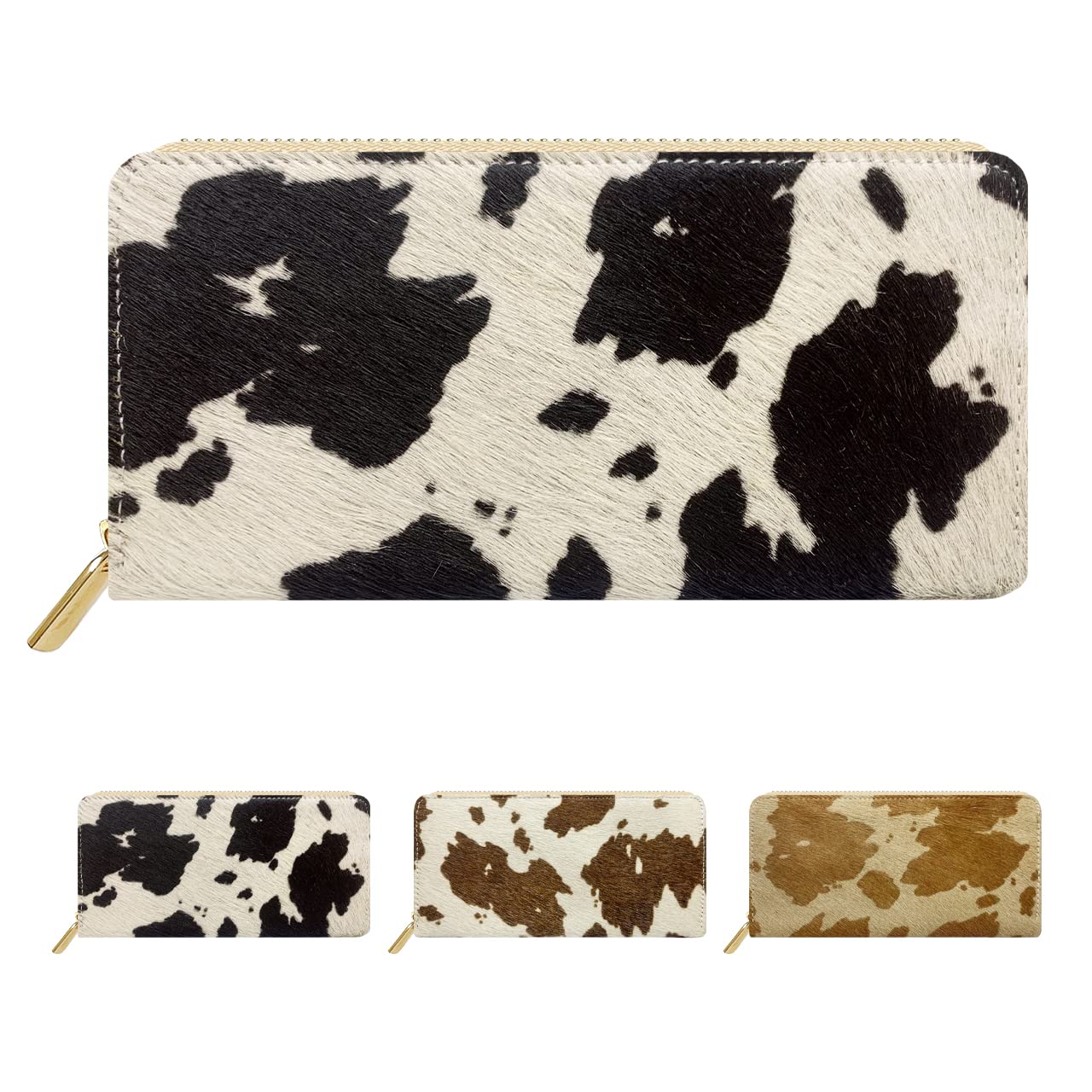 

Long Harako Genuine Round Round Card Long Coin Animal Cow Harako Style for Black [leo&aoi] Wallet, Style, Leather, Leather, Zipper, Wallet, Storage, чорний