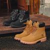 American Retro Martin Boots Light Luxury New Autumn and Winter Locomotive British Style Boots Platform Shoes Boots