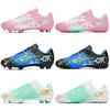Chaussures de Football Cr7 Turf Clous Cassés Pelouse Artificielle Clous Ag Pieds en Cuir Garçons et Filles Enfants Jeunes Étudiants Chaussures d'Entraînement