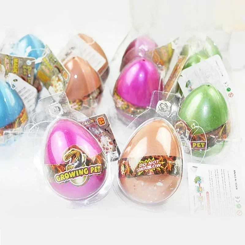 

Яйця Динозаврів Іграшки Dino Egg Ростуть у Воді Вилуплюються Яйце Тріскається Наукові Набори Новинка Іграшки Подарунки 4.5*6 см Dino Egg Різнокольорове