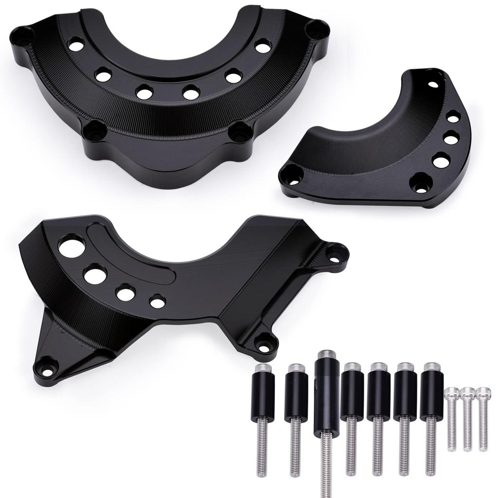 LEDISHUN Engine Engine Engine Guard for and Z900RSCAFE Cover, Slider, Z900, Z900RS, (All Models) (Black)
