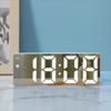 Multi-functional Digital Alarm Clock Voice Control Desktop Clock Display Table Clock  for Bedroom
