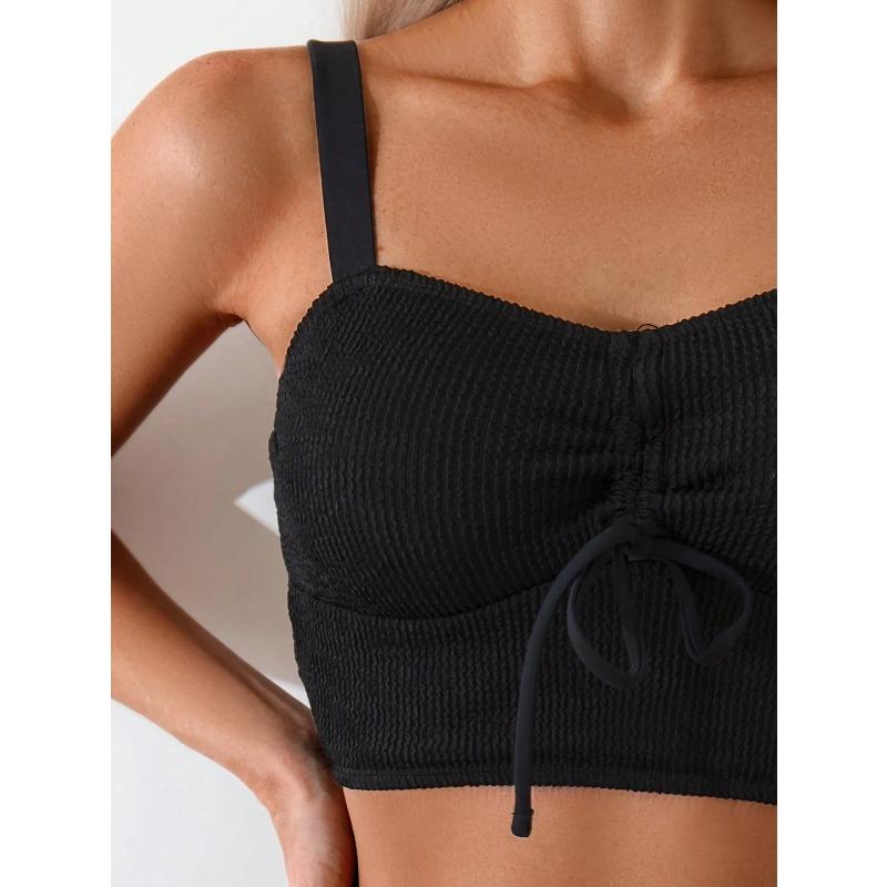 Bikini 2026 New European and American Lace-up Swimsuit Women's High-end Beach Spa Swimsuit Conservative