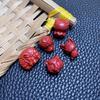 Cinnabar Animal Charm Bracelet: Nine-Tailed Fox, Elephant, Tiger, Doraemon Beads