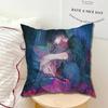 For Slow Damage Towa Pillow cases Organic Linen Pillow Case DoubleSided Print Cushion Cover for Sofa Home Decor Gift