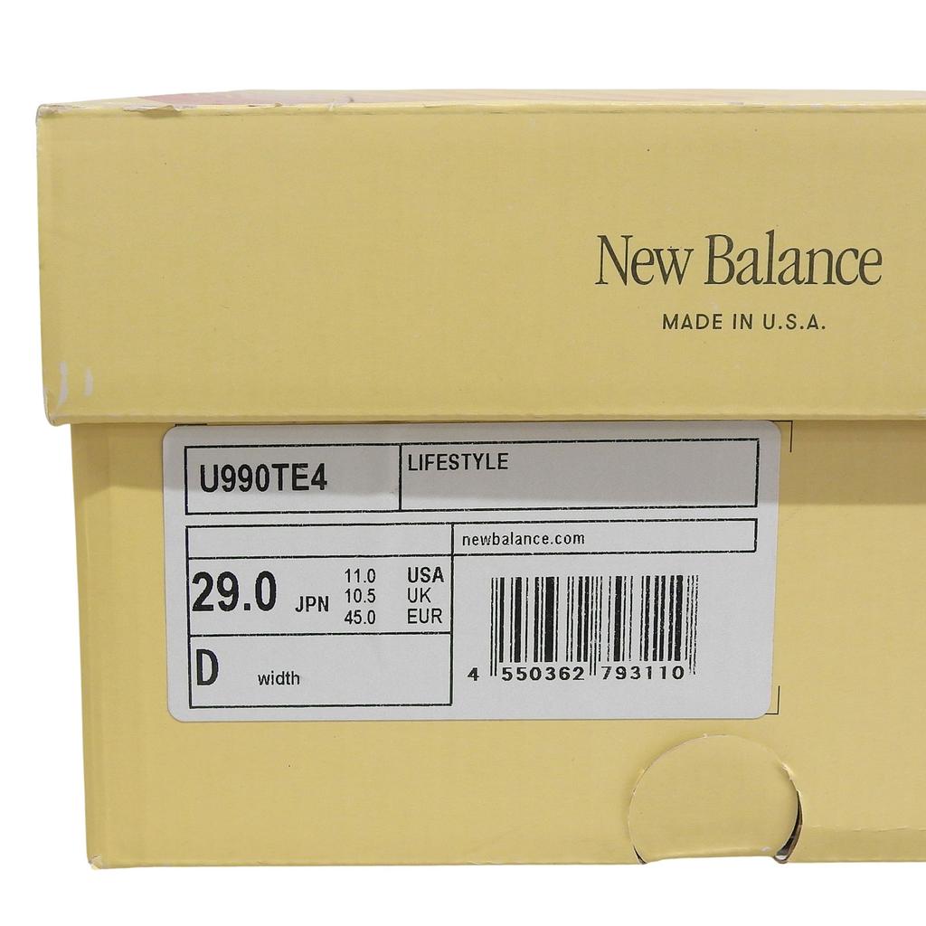 Zcela NOVÉ nízké tenisky NEW BALANCE béžová kůže pánské 29 U990TE4 Použité