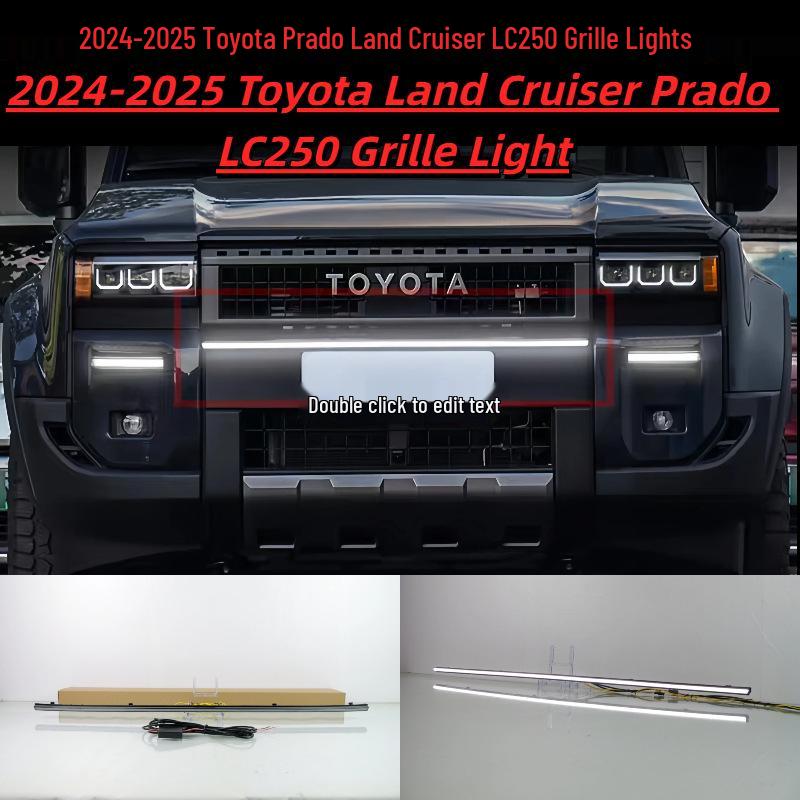 2024-2025 Toyota Prado LC250 Zweifarbiges Motorhaubenlicht Modifikation