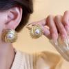 Women's Earrings Trendy Golden Square Small Stud Earrings Lovely Geometry Jewelry Ear Accessories Bijoux Femmes
