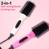 Multifunctional Heating Curling Iron Ceramic Heated Round Brush Electric Hair Straightener Brushes Professional Styling Tool
