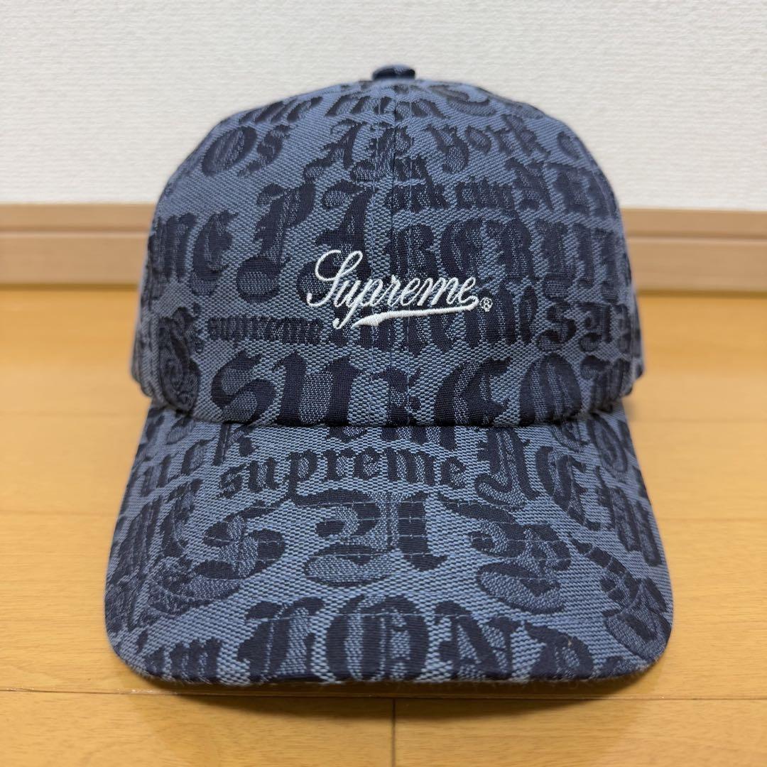 

[USED] Supreme Cities Jacquard 6-Panel Blue 25ss