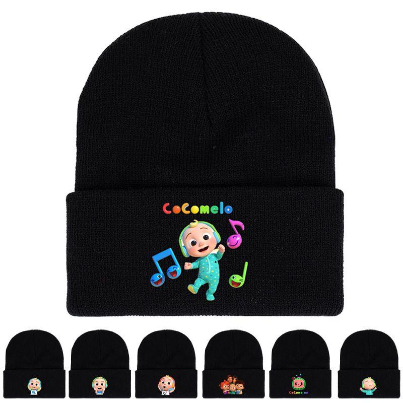 Beanie Jj Strickmütze Bedruckte Mütze Kinder Warme Mütze Hip Cosplay Hop