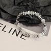 2025 New Trend Moonstone & Silver Spliced Luxury Bracelet for Women