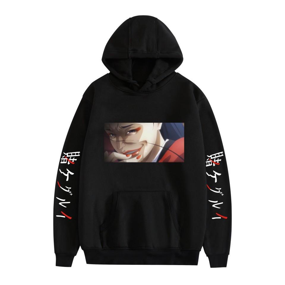 New Day Manga Cartoon Print Hooded Sweater