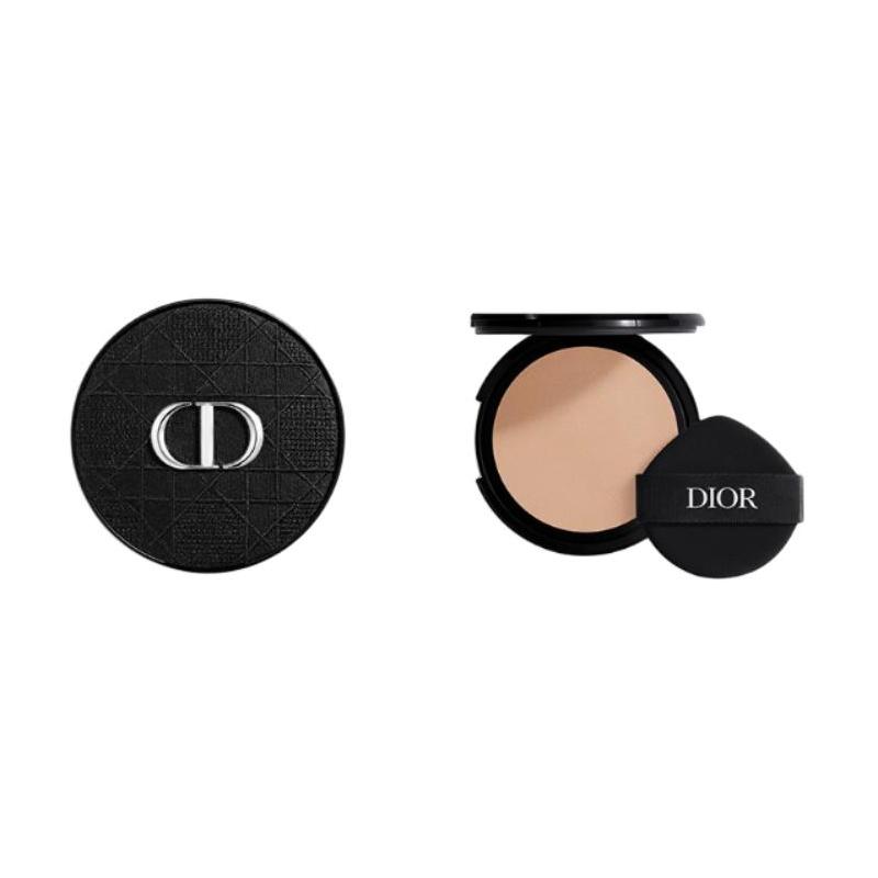 

DIOR Cushion Two-piece set: embroidered cannage pattern air cushion shell + gelatin long-lasting moisturizing satin air cushion replacement core #2N 1 рожевий