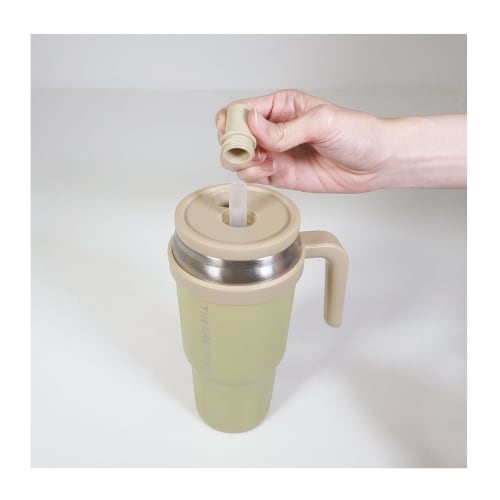 HAC Vacuum Insulated Tumbler, ThermoPure, Khaki, W13 x D10 x H24cm, 4819